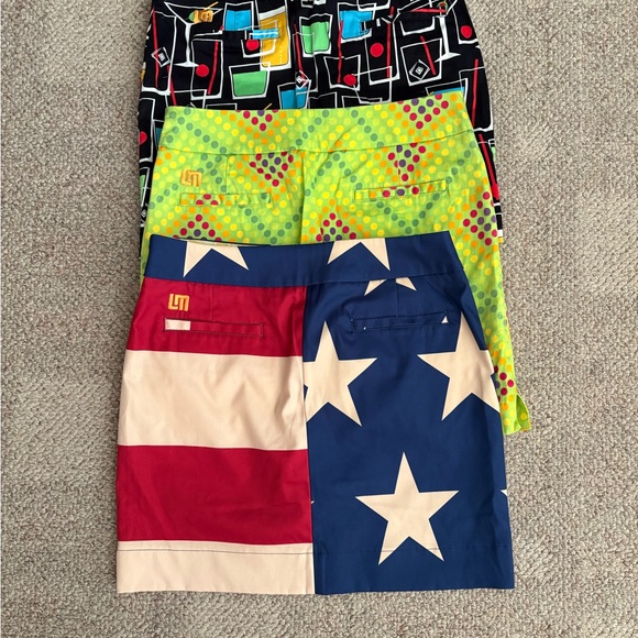 Ladies Loudmouth Golf Skorts (3) - Picture 2 of 2